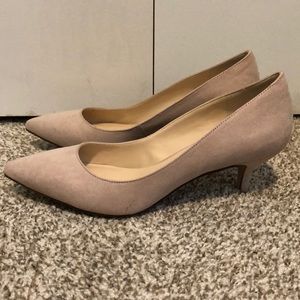 Nine West suede kitten heels size 7.5
